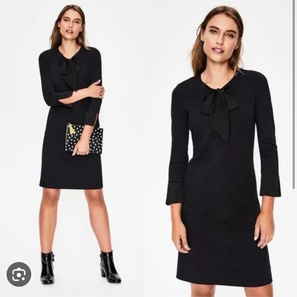 Boden black Josie mini-dress